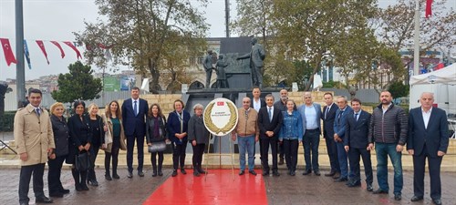 19 Ekim Muhtarlar Günü Çelenk Sunma Töreni
