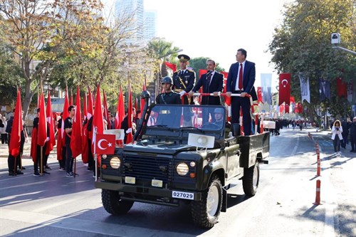 29 Ekim Cumhuriyet Bayramı Kutlama Töreni ve Tören Geçişi